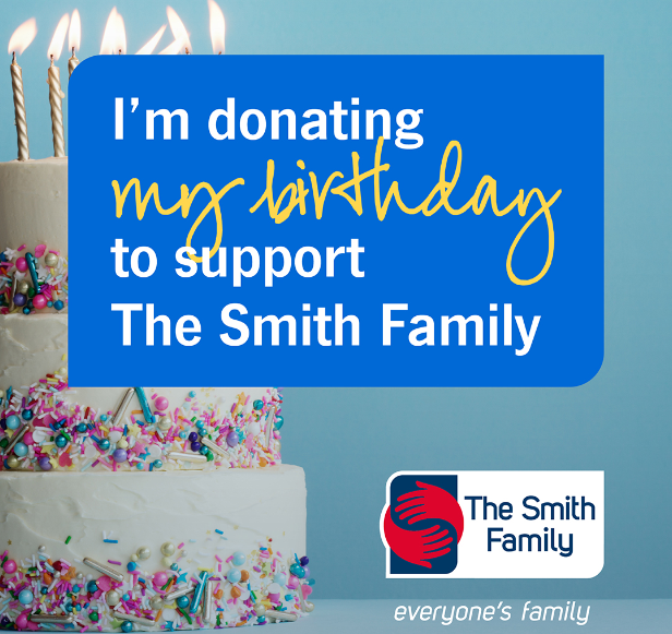 Birthday Fundraiser Social Tile